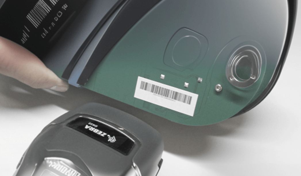 Handheld Barcodescanner zum erfassen von Rückverfolgbarkeitsdaten