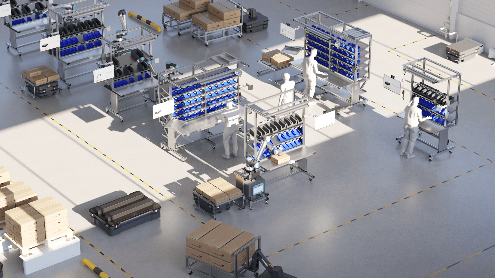 Sensor-Integrationen mit Werkerassistenzsystem