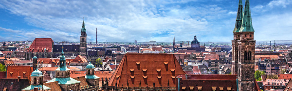 Drohnenaufnahme Nürnberg