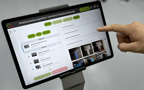 Software SETAGO® werkerassistenzsystem
